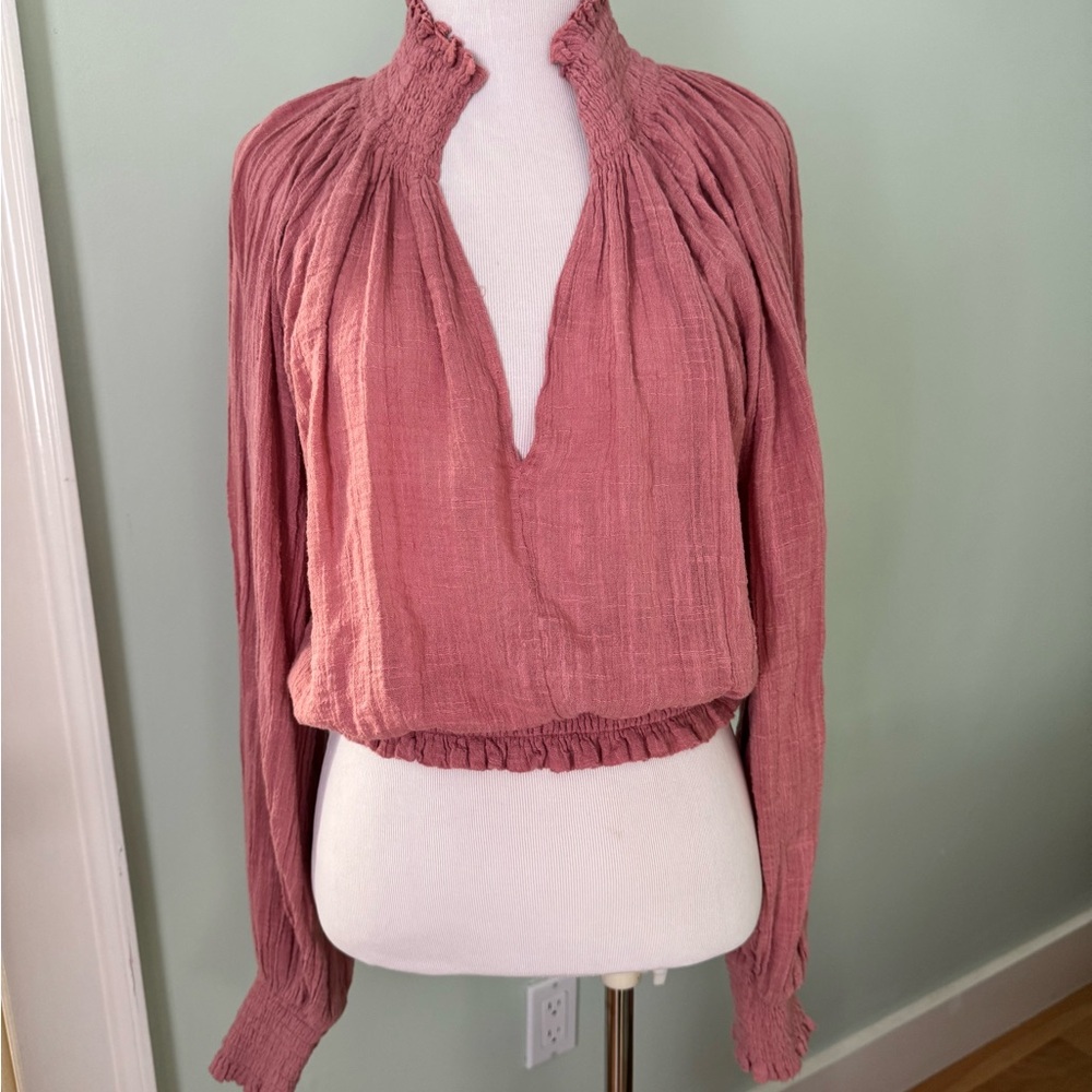 Free People Mauve Blouse
